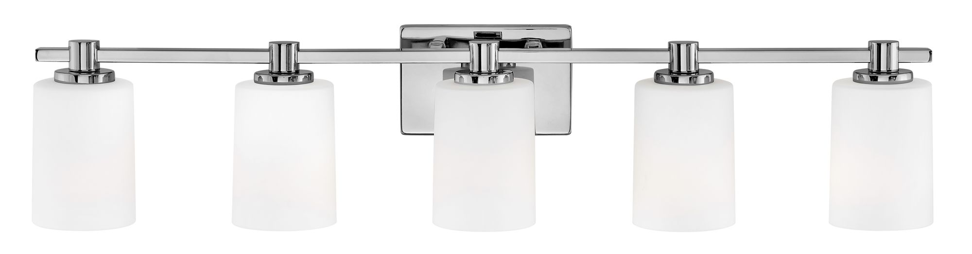 Hinkley Karlie 35 1/2" Wide Chrome 5-Light Bath Light