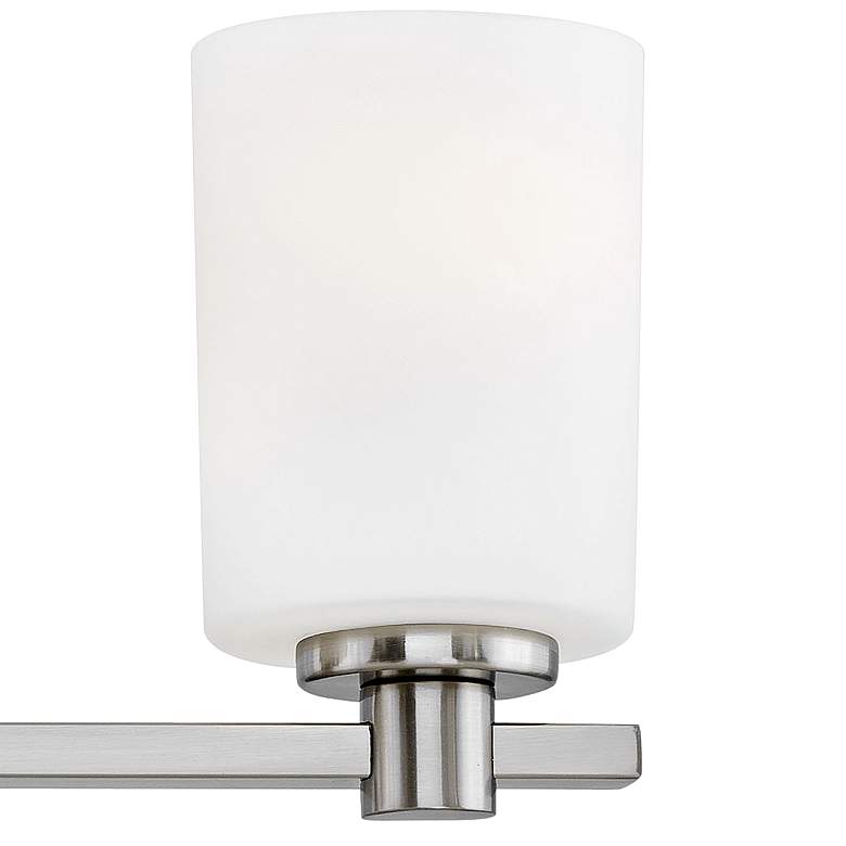 Image 3 Hinkley Karlie 35 1/2 inchW Brushed Nickel 5-Light Bath Light more views