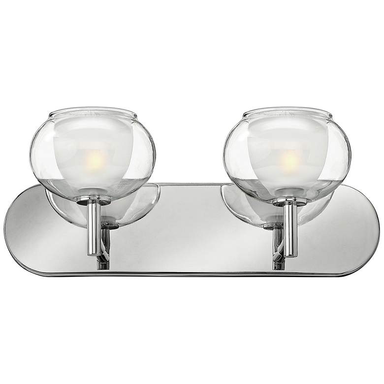 Image 1 Hinkley Katia Collection 18 inch Wide Chrome Bathroom Light