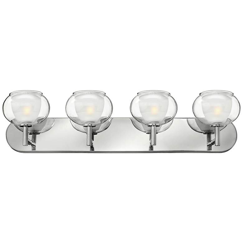 Image 1 Hinkley Katia Collection 30 inch Wide Chrome Bathroom Light