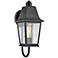 Hinkley Kingston 17" High Traditional Black Finish Outdoor Wall Light