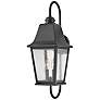 1_Hinkley Kingston 26" High Black 2-Light Outdoor Wall Lantern