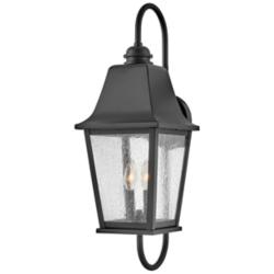 Hinkley Kingston 26" High Black 2-Light Outdoor Wall Lantern