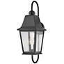 2_Hinkley Kingston 26" High Black 2-Light Outdoor Wall Lantern more views