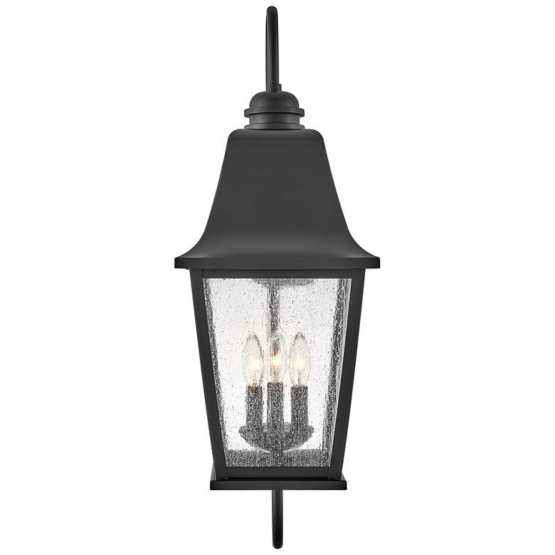 Image 3 Hinkley Kingston 30" High Black 3-Light Outdoor Wall Light more views