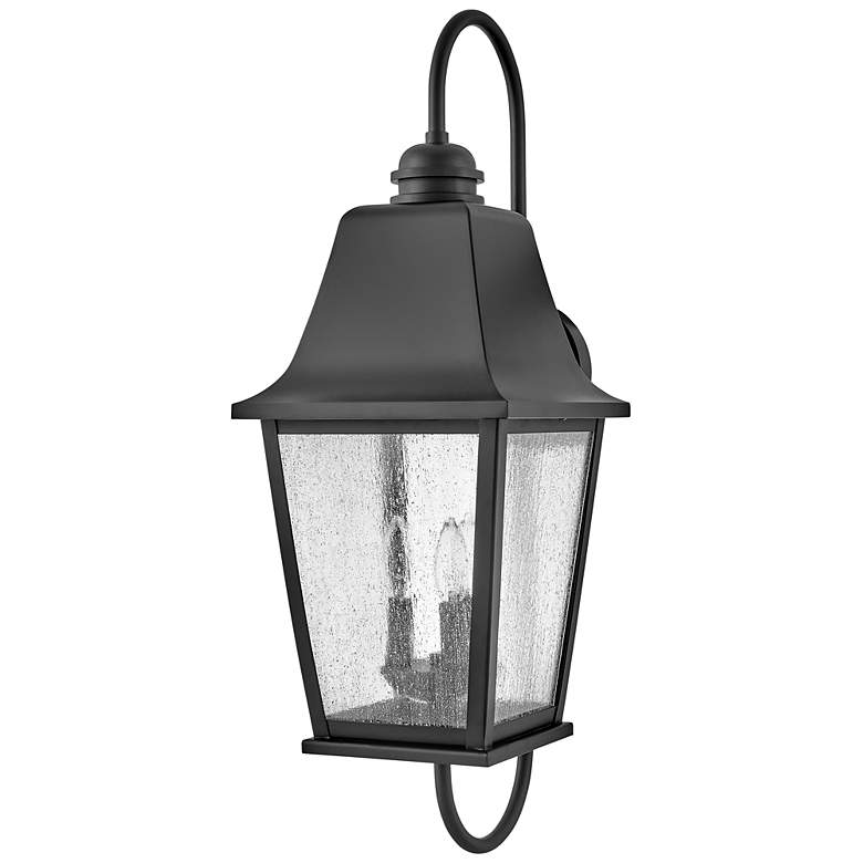 Image 4 Hinkley Kingston 30" High Black 3-Light Outdoor Wall Light more views