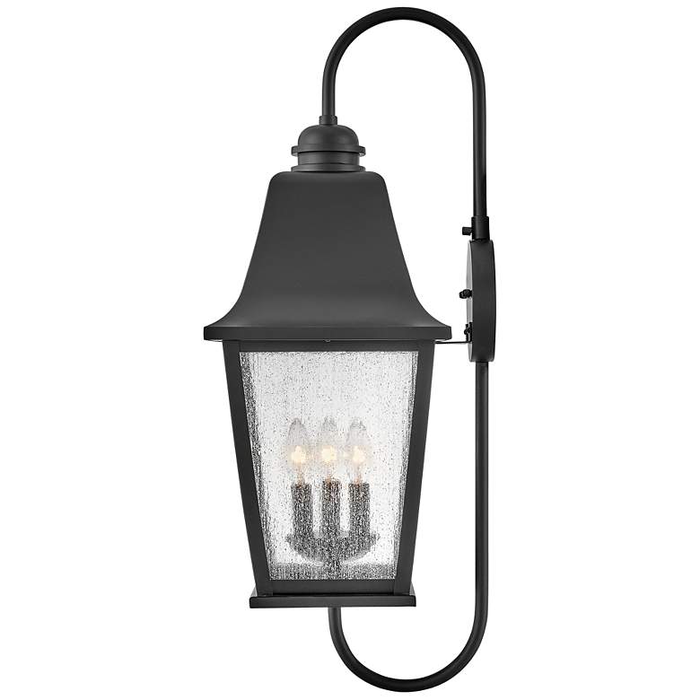 Image 5 Hinkley Kingston 30" High Black 3-Light Outdoor Wall Light more views