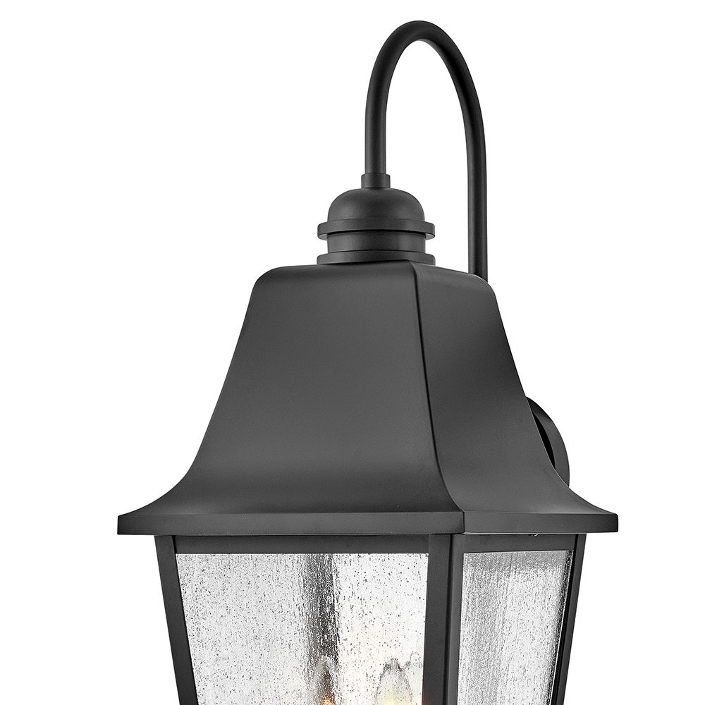 Image 6 Hinkley Kingston 30" High Black 3-Light Outdoor Wall Light more views