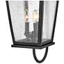 7_Hinkley Kingston 30" High Black 3-Light Outdoor Wall Light more views