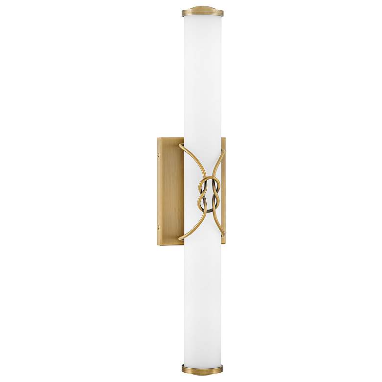 Image 1 Hinkley Kitts 23 1/2" Wide Lacquered Brass LED Bath Light
