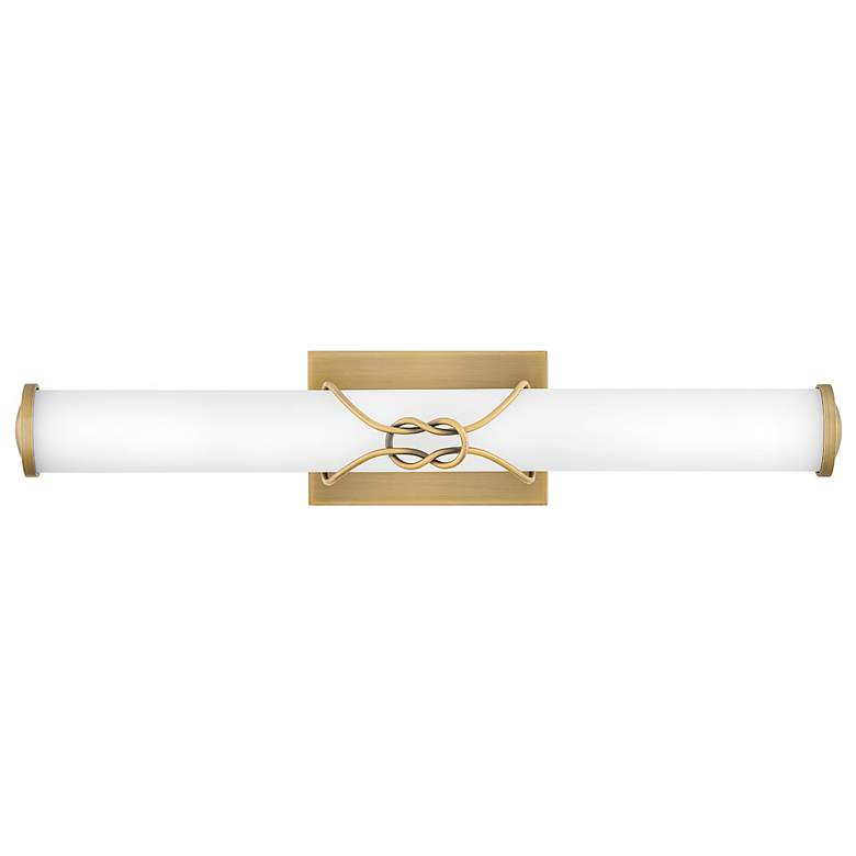 Image 4 Hinkley Kitts 23 1/2" Wide Lacquered Brass LED Bath Light more views