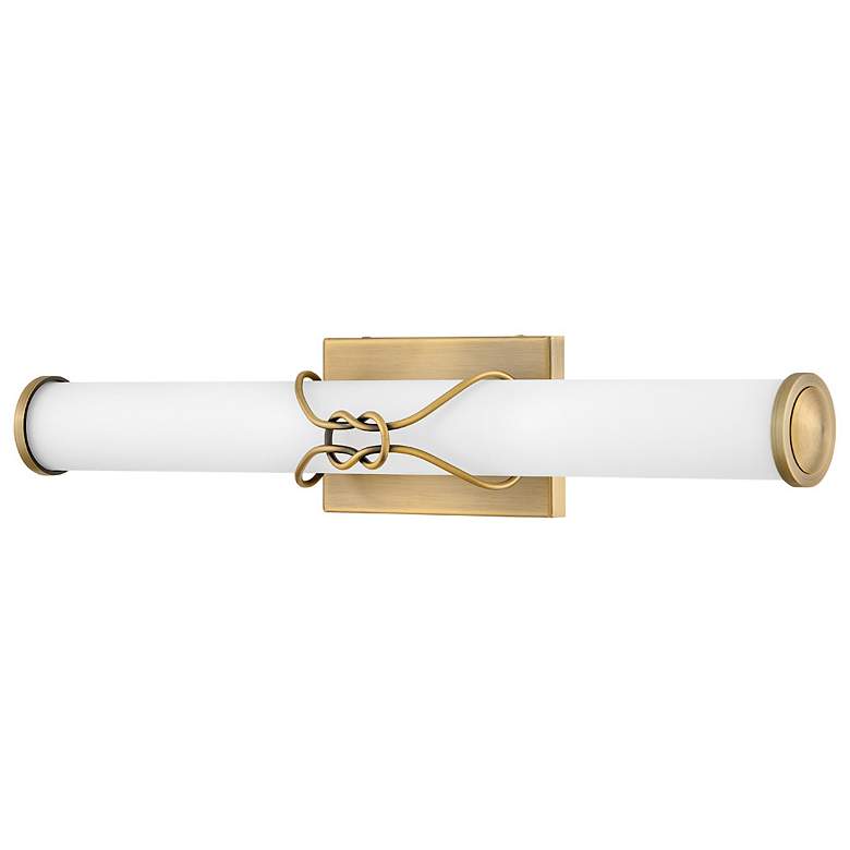 Image 6 Hinkley Kitts 23 1/2" Wide Lacquered Brass LED Bath Light more views