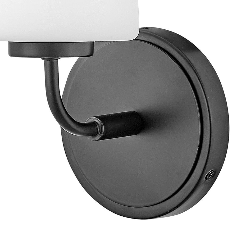 Image 3 Hinkley Kline 11" High Black Wall Sconce more views