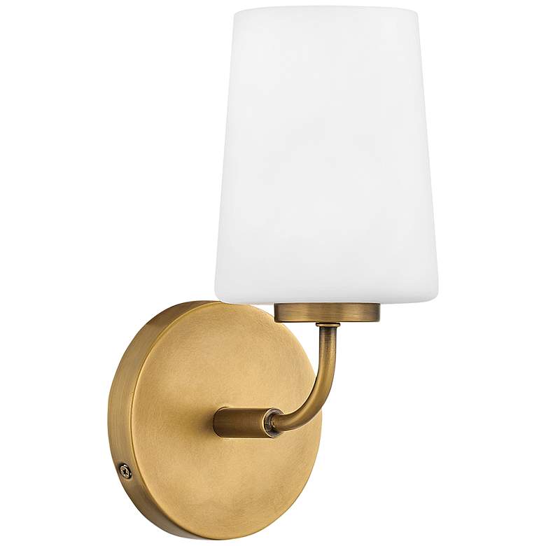 Image 1 Hinkley Kline 11" High Heritage Brass Wall Sconce