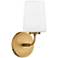 Hinkley Kline 11" High Heritage Brass Wall Sconce