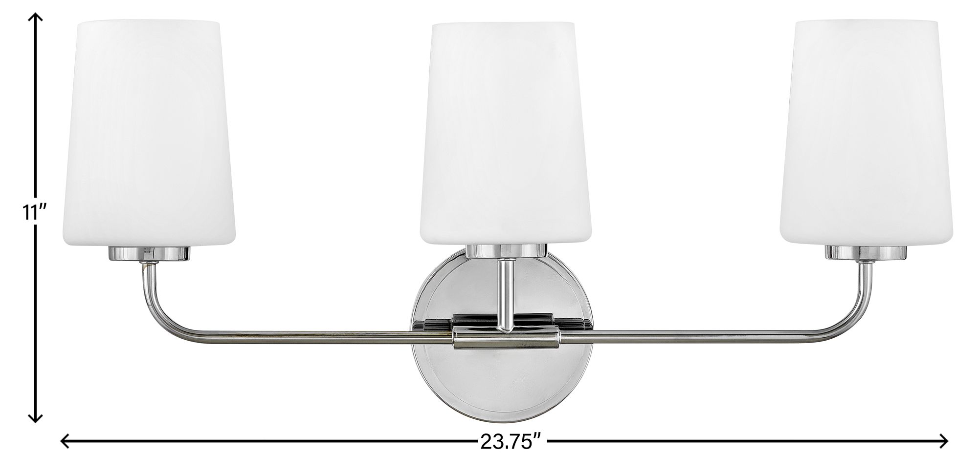 Image 5 Hinkley Kline 23 3/4" Wide Chrome 3-Light Vanity Bath Light more views