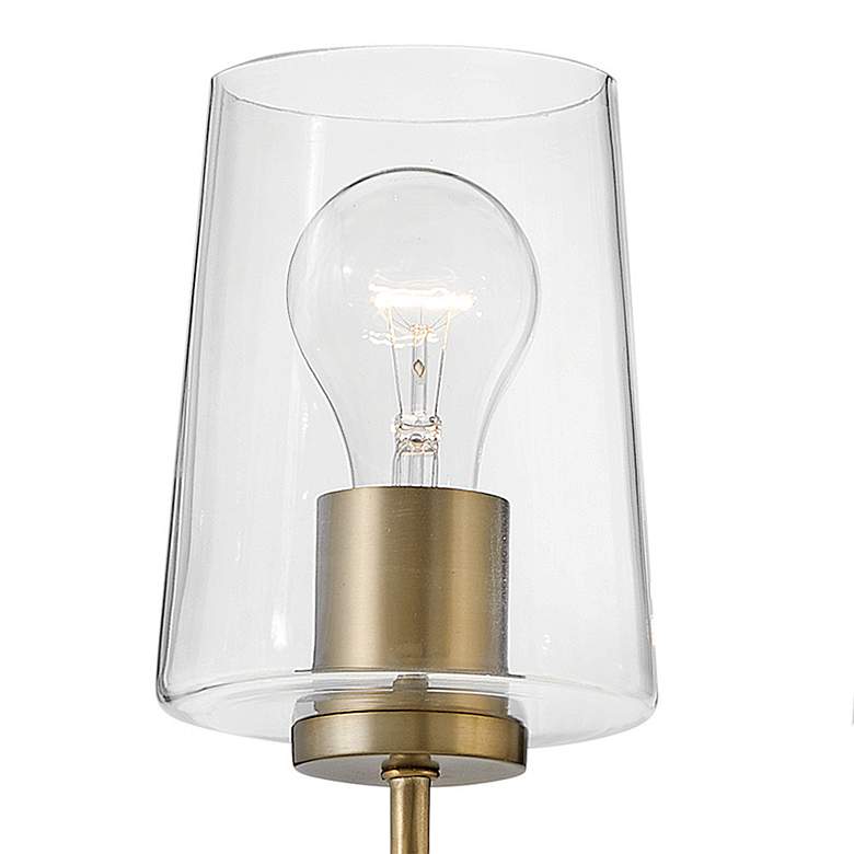 Image 5 Hinkley Kline 25" Wide Lacquered Brass 4-Light Chandelier more views