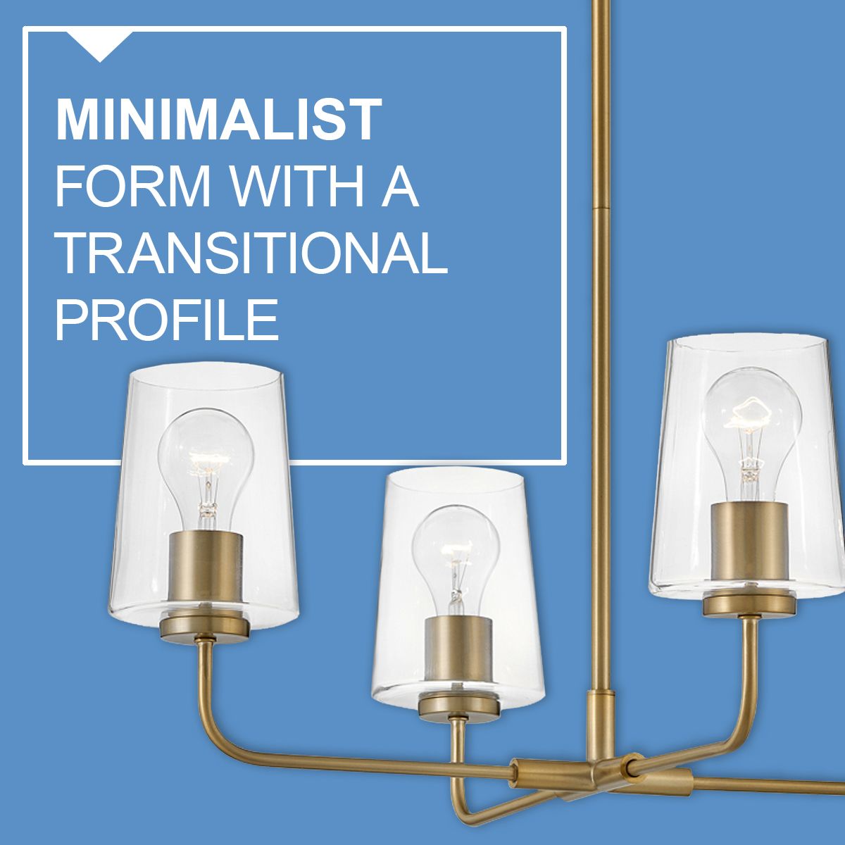 Hinkley Kline 25" Wide Lacquered Brass 4-Light Chandelier