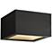 Hinkley Kube 6" Wide Satin Black LED Outdoor Ceiling Light