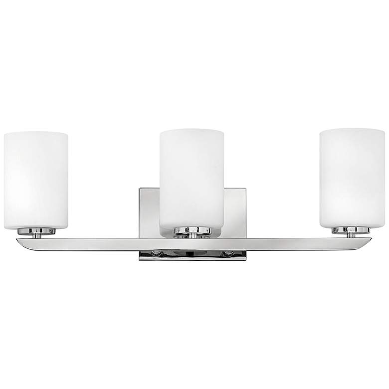 Image 2 Hinkley Kyra 24"W Polished Nickel 3-Light Bath Light