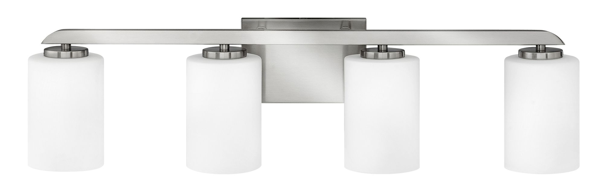 Hinkley Kyra 30" Wide Brushed Nickel 4-Light Bath Light