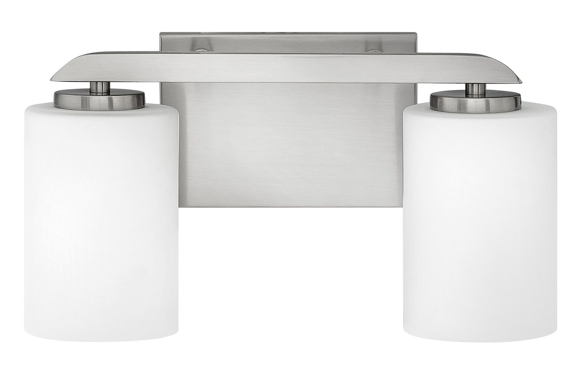 Image 6 Hinkley Kyra 7 3/4" High Brushed Nickel Modern 2-Light Wall Sconce more views