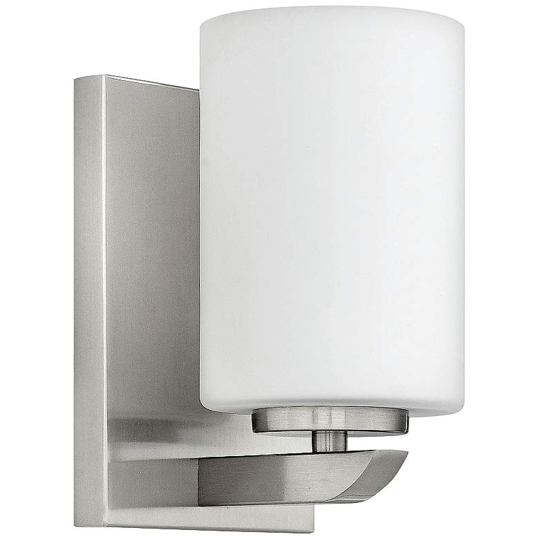 Image 2 Hinkley Kyra 7 3/4 inch High Brushed Nickel Wall Sconce