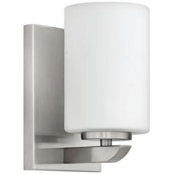Hinkley Kyra 7 3/4&quot; High Brushed Nickel Wall Sconce