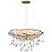 Hinkley Laguna 26" Wide Glass and Burnished Gold Net Pendant Light