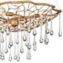 3_Hinkley Laguna 26" Wide Glass and Burnished Gold Net Pendant Light more views