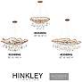 6_Hinkley Laguna 42"W Brushed Gold 8-Light Linear Chandelier more views