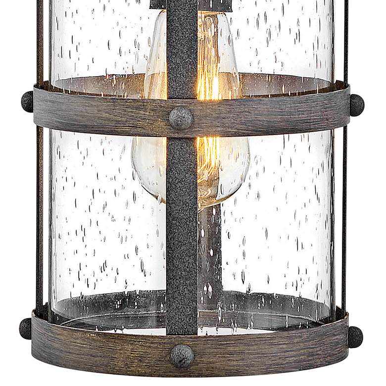 Image 3 Hinkley Lakehouse 14 1/2 inch High Aged Zinc Outdoor Wall Light more views