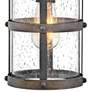 Hinkley Lakehouse 14 1/2" High Aged Zinc Outdoor Wall Light