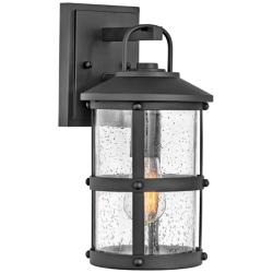 Hinkley Lakehouse 14 1/2" High Black Outdoor Wall Light