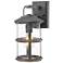 Hinkley Lakehouse 14 1/2" Zinc and Seeded Glass Outdoor Wall Light
