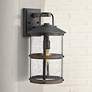 Hinkley Lakehouse 17 1/4" High Aged Zinc Outdoor Wall Light
