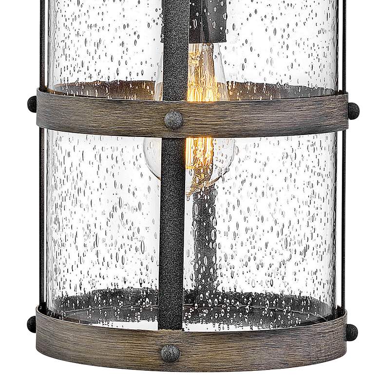 Image 3 Hinkley Lakehouse 17 1/4" High Aged Zinc Outdoor Wall Light more views