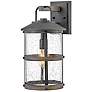 1_Hinkley Lakehouse 17 1/4"H Aged Zinc LED Outdoor Wall Light
