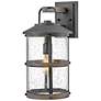 2_Hinkley Lakehouse 17 1/4"H Aged Zinc LED Outdoor Wall Light more views