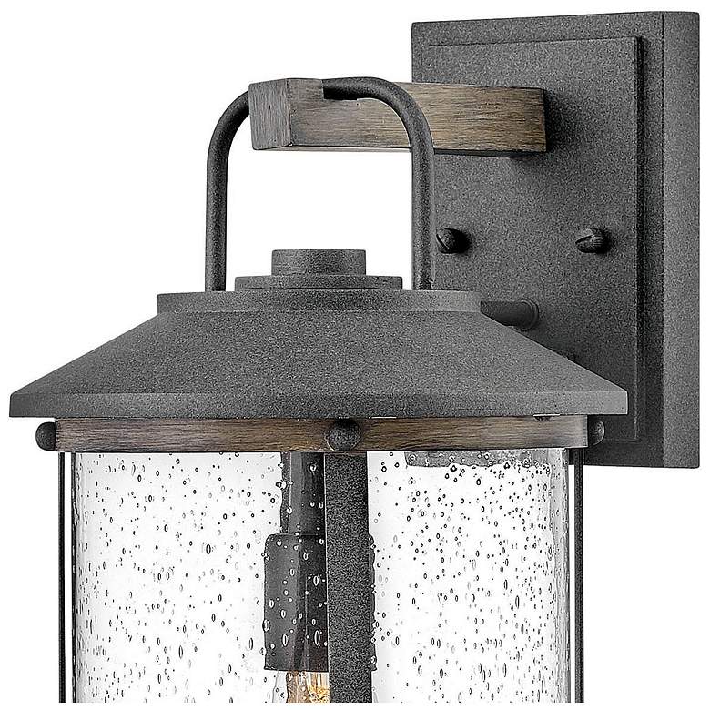 Image 3 Hinkley Lakehouse 17 1/4"H Aged Zinc LED Outdoor Wall Light more views