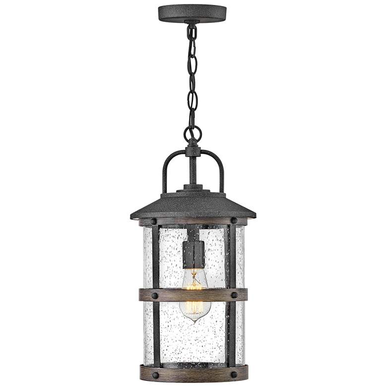 Image 2 Hinkley Lakehouse 17 3/4" High Aged Zinc Outdoor Lantern Hanging Light