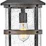 3_Hinkley Lakehouse 17 3/4" High Aged Zinc Outdoor Lantern Hanging Light more views