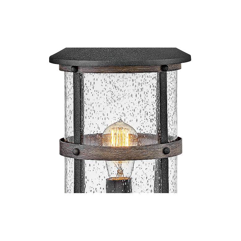 Image 3 Hinkley Lakehouse 18 3/4" High Aged Zinc Outdoor Post Light more views