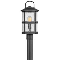 Hinkley Lakehouse 18 3/4" High Black Outdoor Post Light