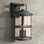 Hinkley Lakehouse 19 3/4" High Aged Zinc Outdoor Wall Light