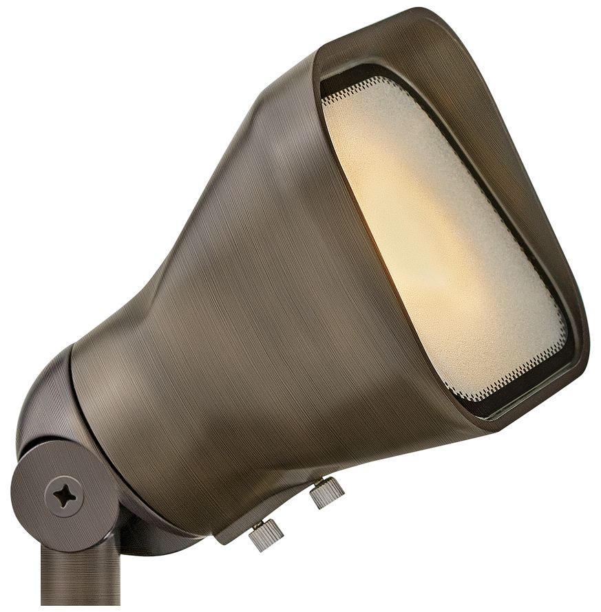 Image 2 Hinkley Landscape Accent Flood Light Brass MR16 LED 4W 4.5" Matte Bronze more views