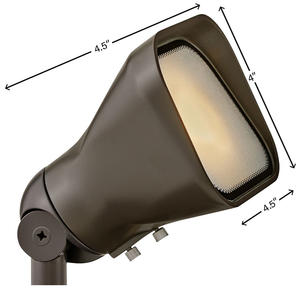 Hinkley - Landscape Accent Flood Lumacore- LED 12W 2700K 12V- Bronze