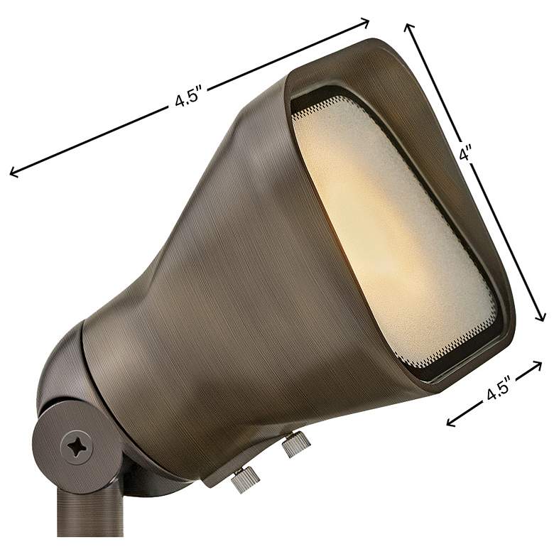 Image 6 Hinkley - Landscape Accent Flood Lumacore- LED 12W 2700K 12V- Bronze more views