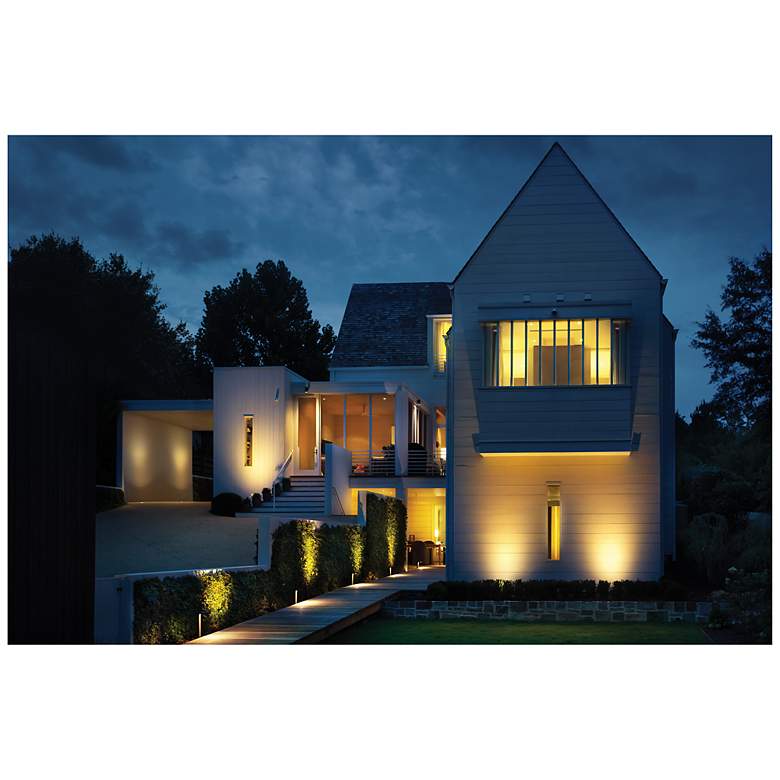 Image 7 Hinkley - Landscape Accent Flood Spot Light w/ MR16 LED 12V- Satin Black more views