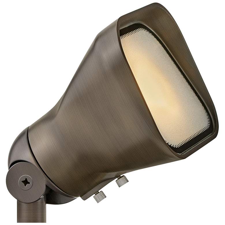 Image 2 Hinkley - Landscape Accent Flood Spot Light w/ MR16 LED Lamp 12V- Bronze more views